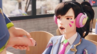 D.Va Pranked Overwatch (Animation W/Sound)