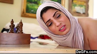 Dagfs - Arabic Chick Nadia Ali Tastes Milky Bone