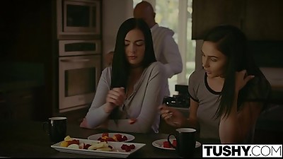 TUSHY Ariana Marie And Marley Brinx Very first Buttfuck 3some