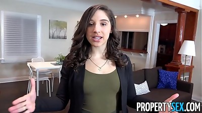 PropertySex - School schoolgirl fucks warm ass real estate agent