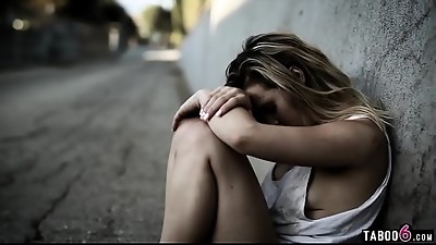 Homeless teen picked up by a charitable man and plowed