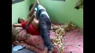 Indian porn tube of sinless beauty with neighbour