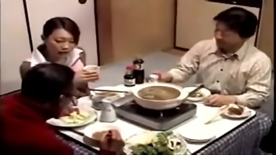 Asian mature wife seduces neighbor to convenience her when her spouse is sleep