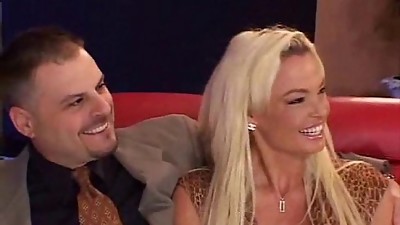 Mind-blowing Blonde Swinger Wife Abused