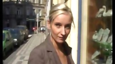 Lovely Czech Blonde Sucking Cock For Money