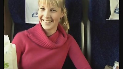 Dame in sweater instruct deep throat
