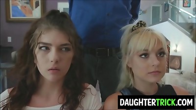 Hypnotised daughters service insatiable Dads