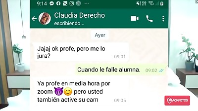 Profesor y alumna, sexo con mi alumna veneca