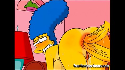 Marge Simpson anal invasion sexwife