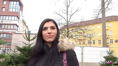 GERMAN SCOUT - Ultra-cute 20yr old Teen Kristall Pickup and Bang by Real Street Casting