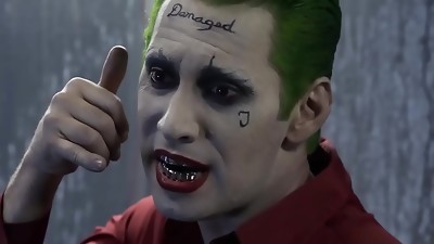 Anal gangbang in Suicide Squad parody with famous busty porn industry star