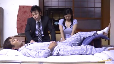 Super-fucking-hot Asian whore Sewaka Hayase gets her butt tenderly touched