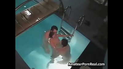Spy My Horny Neighbor Honey In Pool Sex Group Pornography Real
