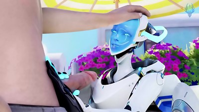 Overwatch Echo hand job