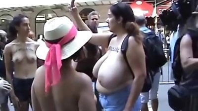 public bbw yam-sized breasts