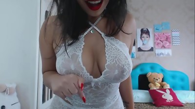 Sexy Latina Teasing Queen FEMALE ORGASM Cum on Vagina Camel Toe On Web cam
