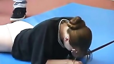Gym Castigation For Russian Gals