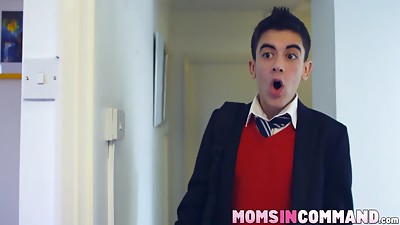 Big dick dude fucking MILF and teen slut until cumshot