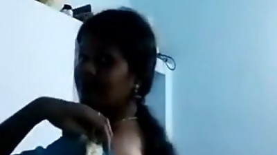 Indian tamil aunty selfie to her husband