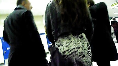 Sexy dark haired latina gets recorded in underground