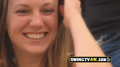 Swingers are well-prepped to interchange and tease