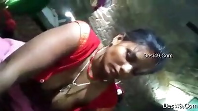 Sexy village woman fucking outdoors