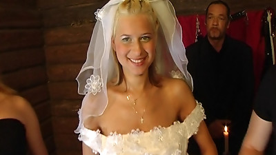 Gangbang with big big-titted bride Part 1