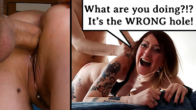 PAINFUL ANAL! Crying & Screaming over an unwanted Creampie in the Ass - Extraordinary & ROUGH ANAL