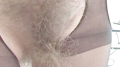smallish nymph gets her unshaved pussy fucked, her humid juice dripping down her shag hair