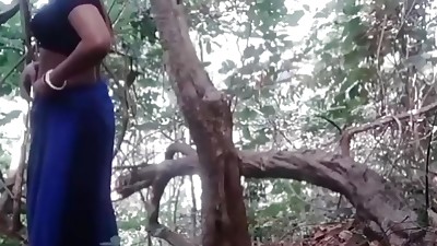Indian Desi wifey fucked outdoor