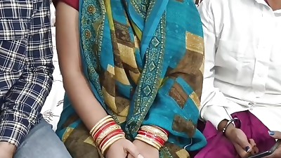 Desi Hard-core Indian couple 3some bang-out in front of lady medic and jizz flow on doctor's face