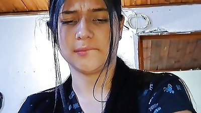 My stepsister witnesses a porno movie and gets highly horny, she asks me to smash her because she can't stand the urge an