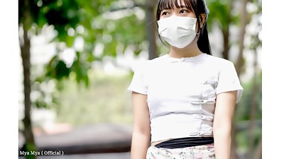 Lubricant Massage for Hefty Booty Asian Dame