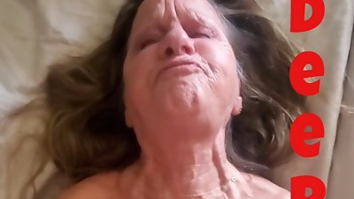 Extraordinary Grandmother MARRIED SLUT LESLIE SUCKS, LICKS AND Shoots a load LIKE A Cuckold Mega-bitch Wifey ON DADDY'S THICK COCK