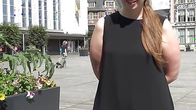 Alice, hot milf, goes wild with two shafts