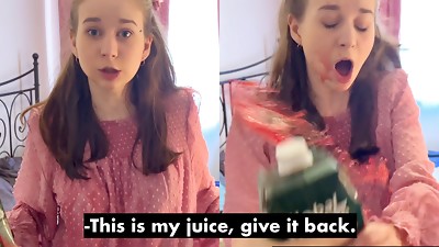 I was astonished by my answer to my naked stepsister.