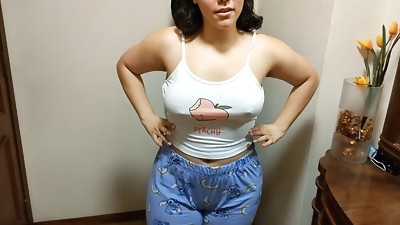 Neighbor surprises huge caboose Milf and helps her with her "back pain".