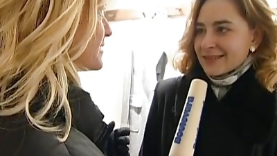 2 insane German babes slurping each others delicious muffs