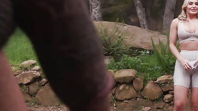 Lost Blondie Hardcore Boned By Big black cock Stranger - Ella Reese - Dogfart