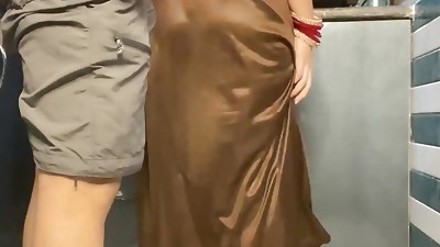 Village Bhabhi Fucked in the Kitchen With his Devar