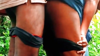 after school time romping hard  with her boyfriend in outdoor jungle in srilanka new bang-out video part 2
